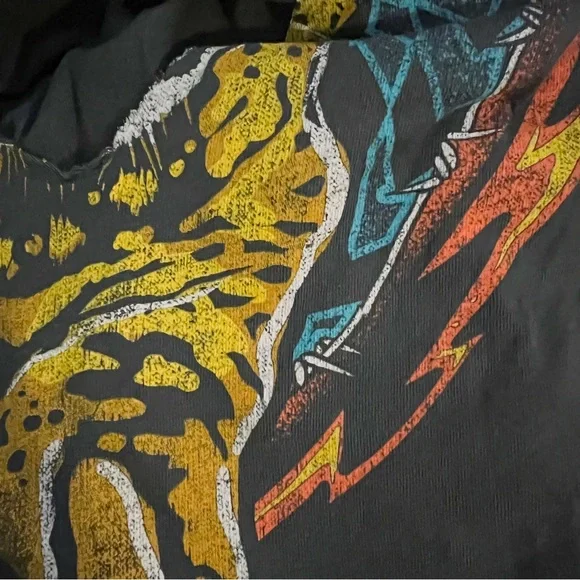 Daydreamer x Free People Untamed V-Neck Leopard Graphic Tee - Picture 5 of 7